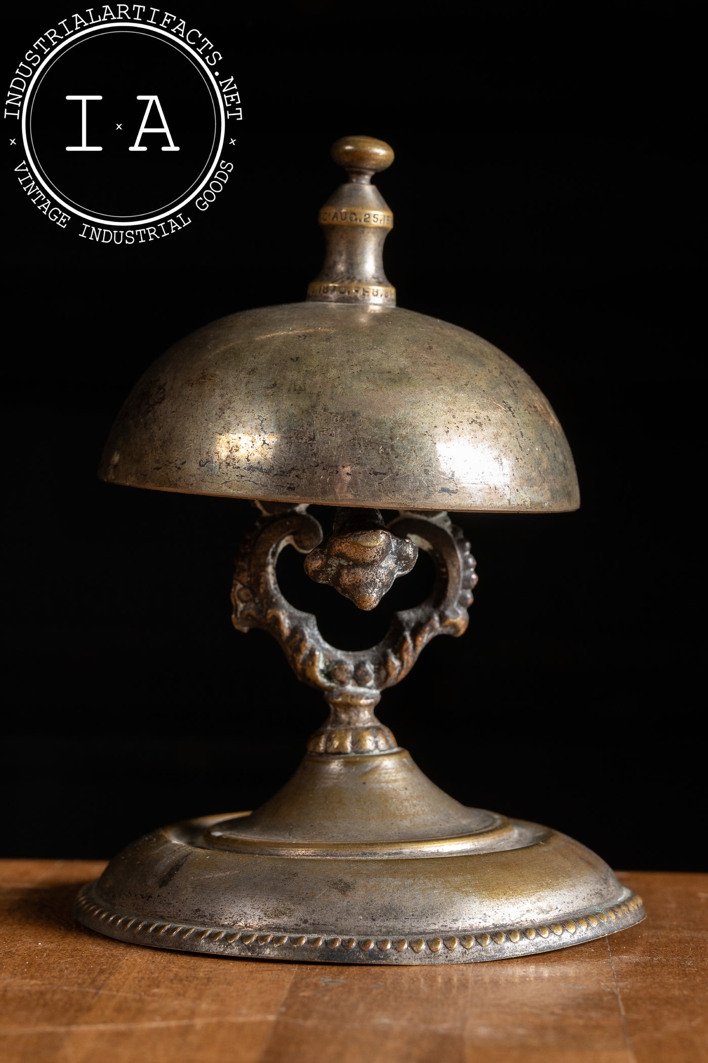 Late 19th Century Ornate Brass Call Bell