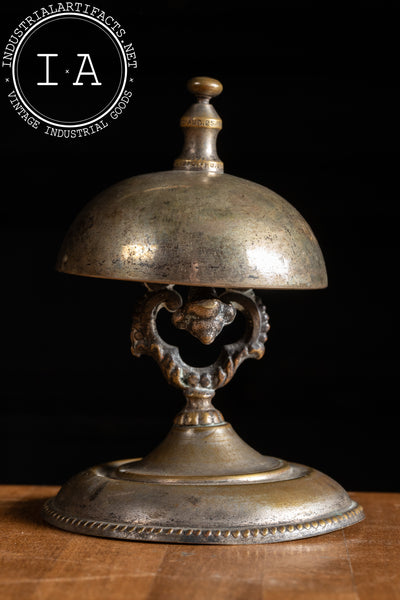 Late 19th Century Ornate Brass Call Bell