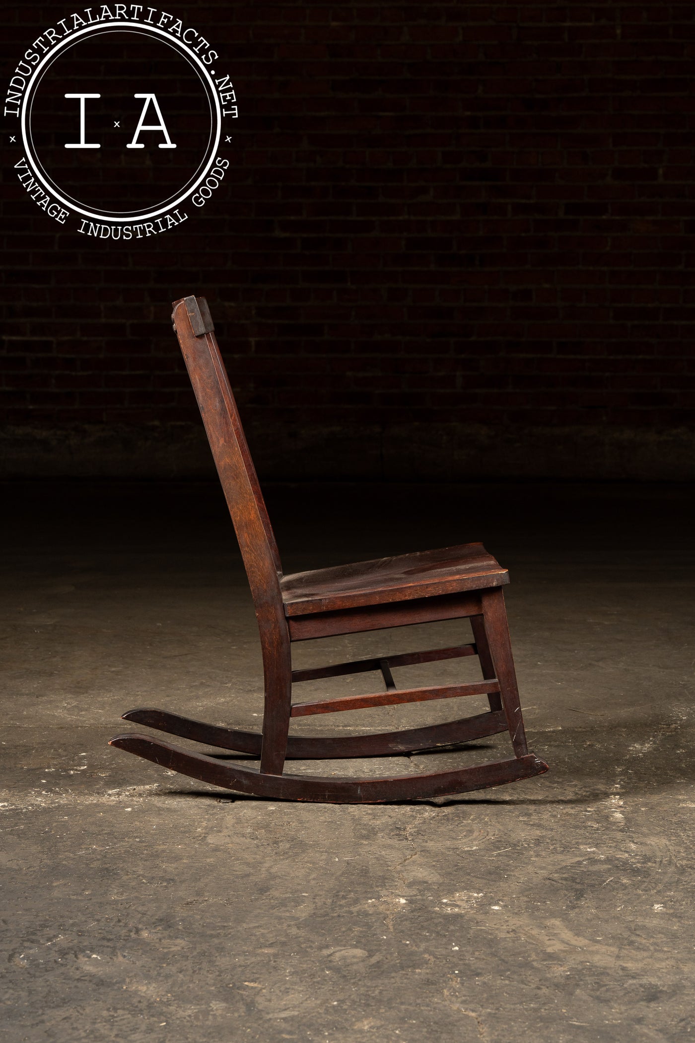 Early 20th Century Arts and Crafts Mahogany Rocking Chair