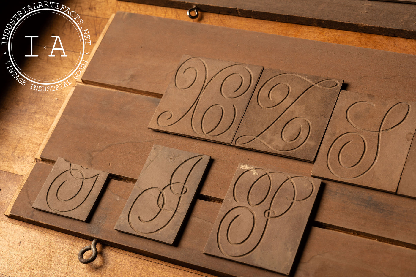 Antique Hamilton Script Lettering Kit