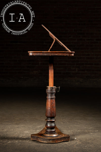 Late 19th Century Adjustable Over-Bed Reading Stand