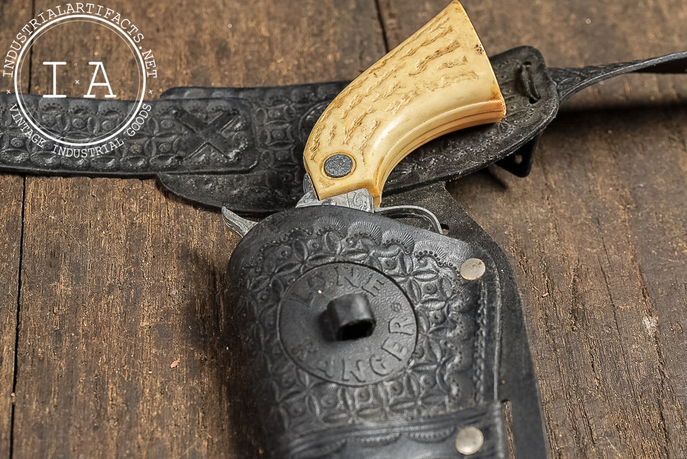 Vintage Lone Ranger Twin Holster Cap Toy Set by Mattel