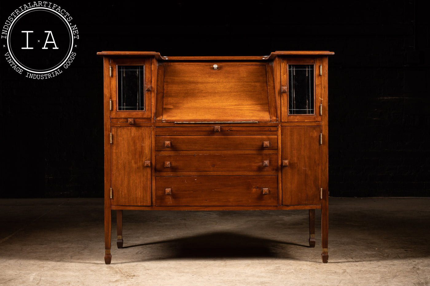 Early 20th Century Mission Secretary Desk