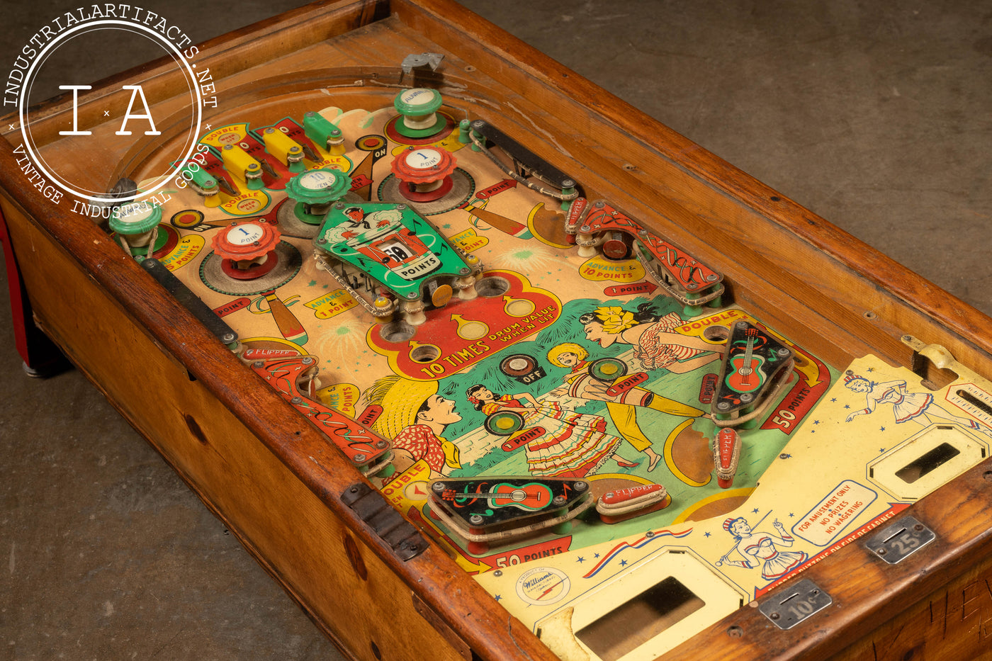 c. 1950s Pinball Machine Coffee Table