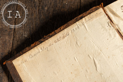 Mid-19th Century Swedish Devotional Bible by Anders Nohrborg