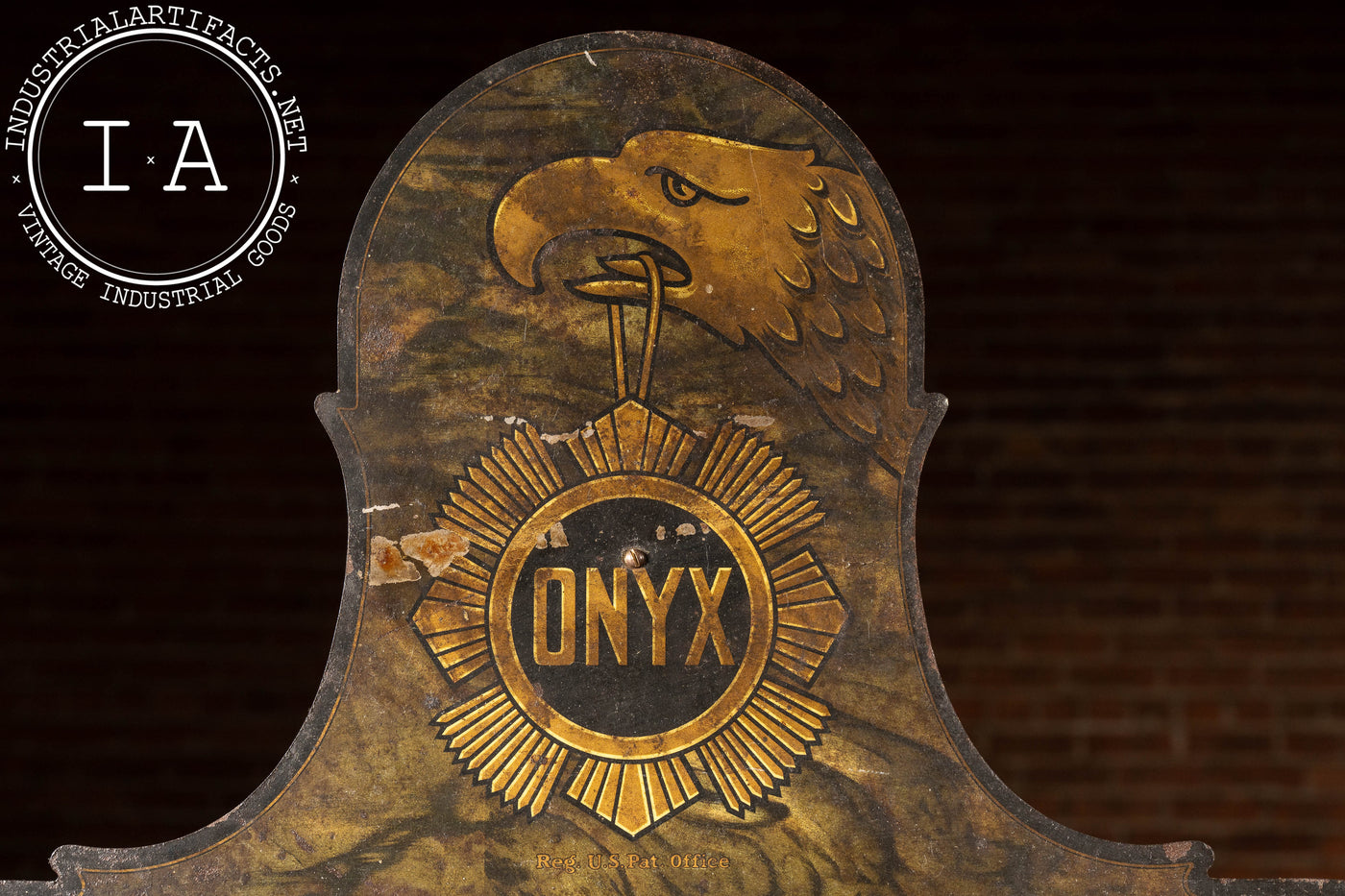 c. 1920 Onyx Hosiery Tin Litho POS Store Display