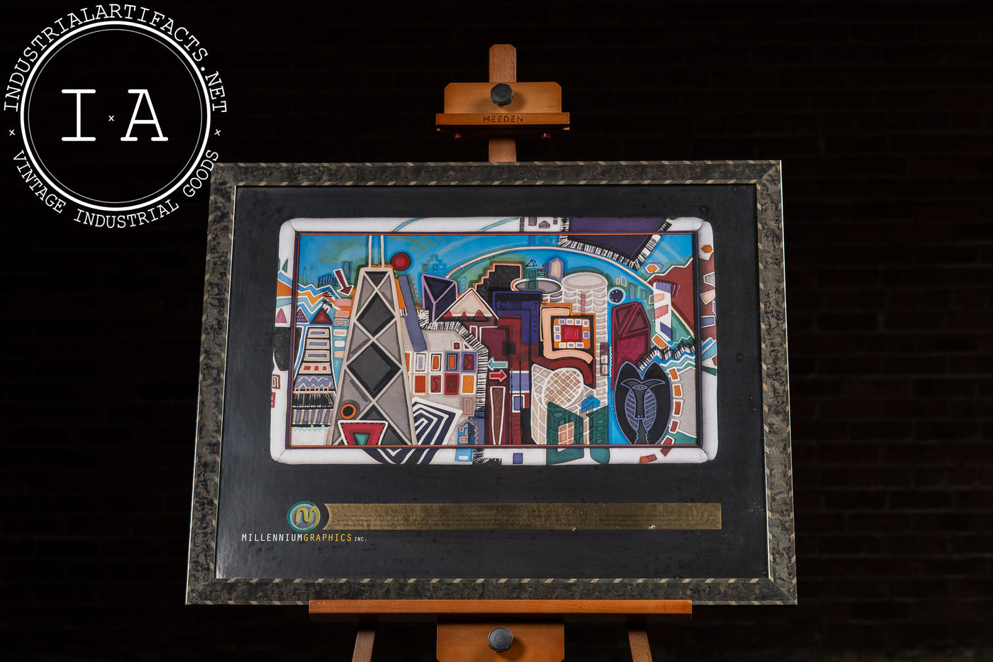 Chicago | Framed Post-Modern Print by Millenium Graphics