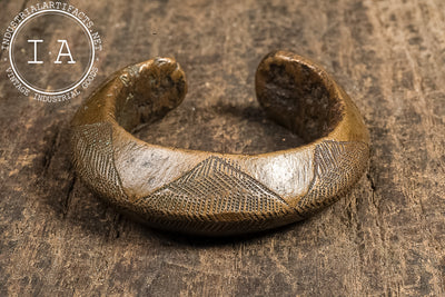 19th Century African Bronze Tribal Currency Bracelet