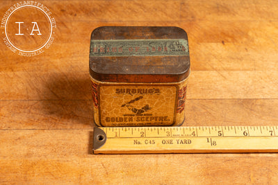 Early 20th Century Surbrug's Golden Sceptre Tobacco Tin