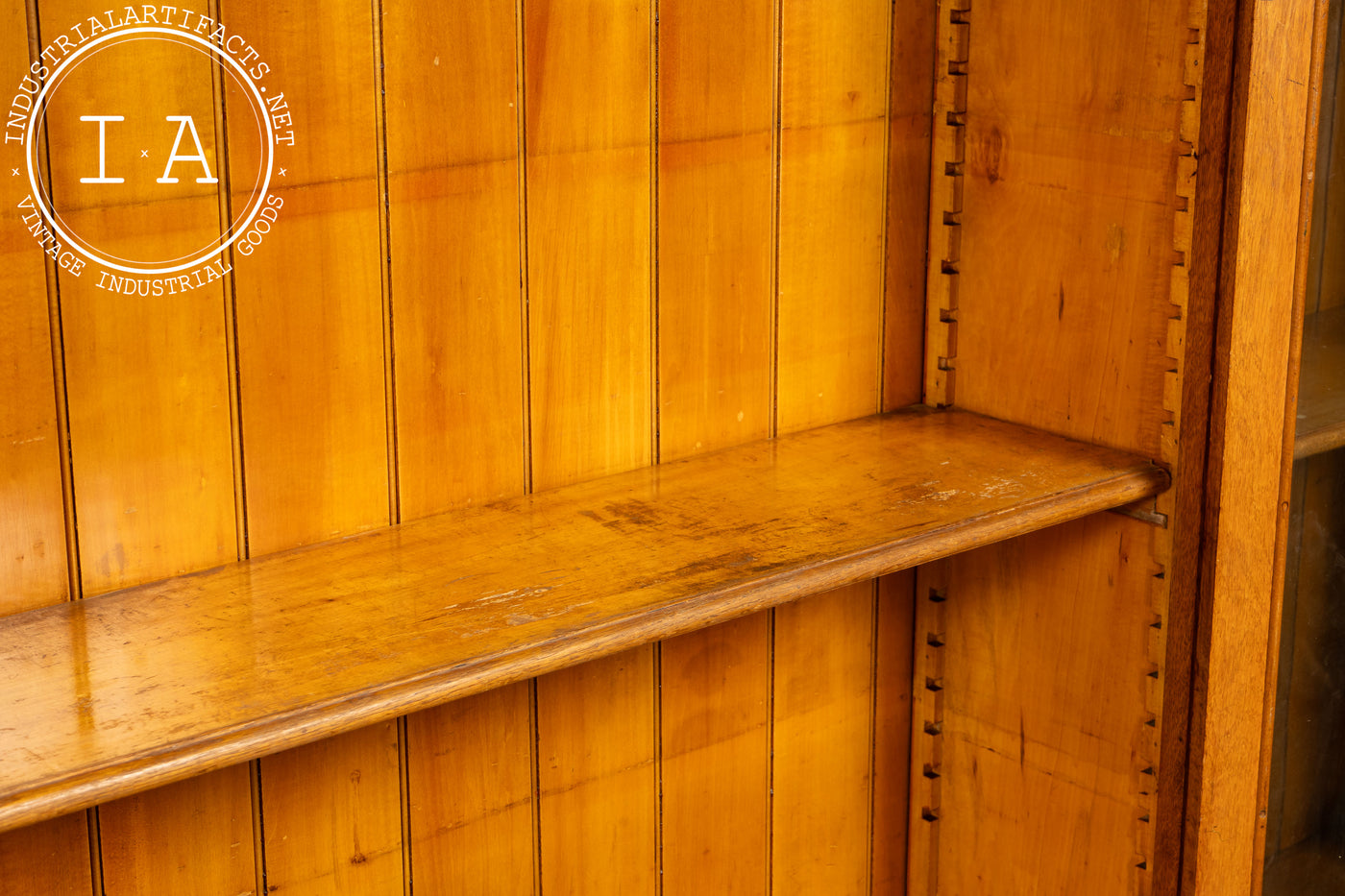 Massive Early 20th Century Apothecary Display Cabinet