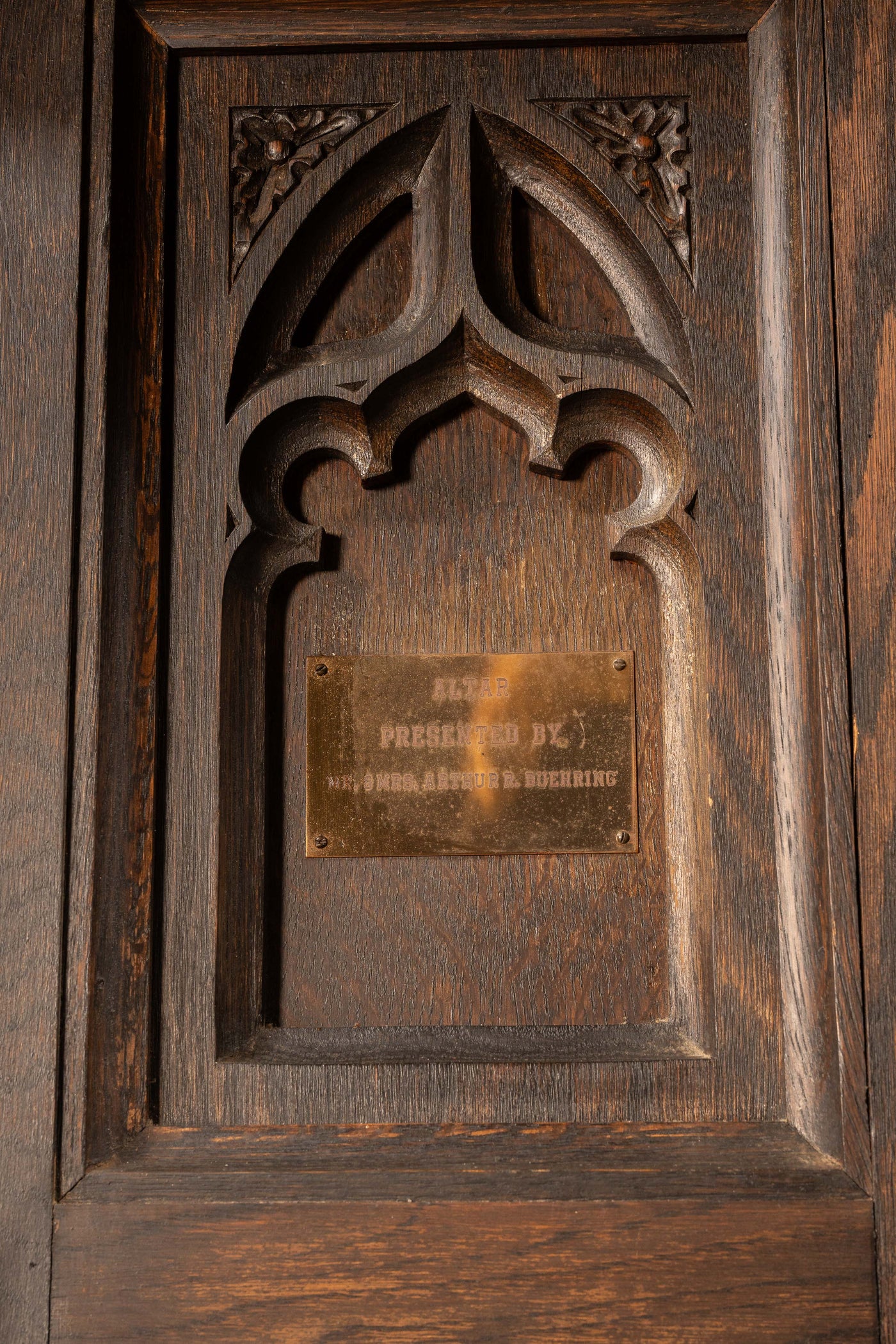 Early Oak Methodist Church Altar