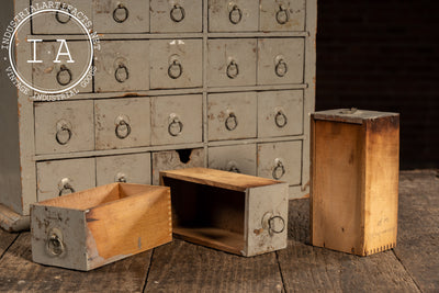 Late 19th Century Munyons Homeopathic Remedies Apothecary Cabinet