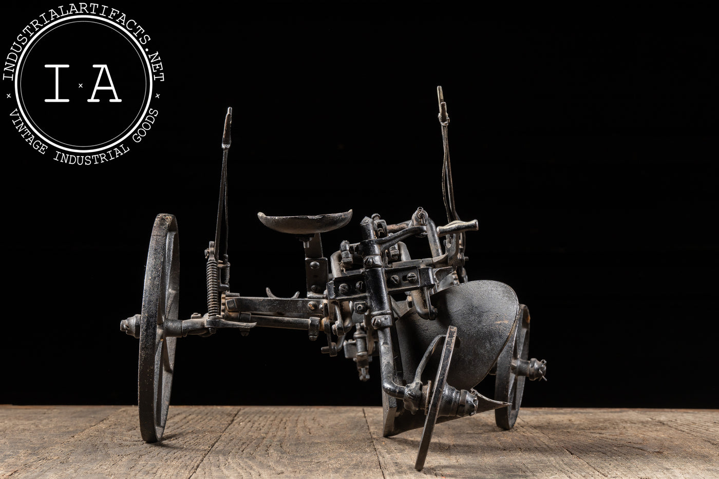 Early 20th Century Seated Plow Salesman Sample