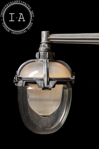 Vintage Holophane Industrial Exterior Light
