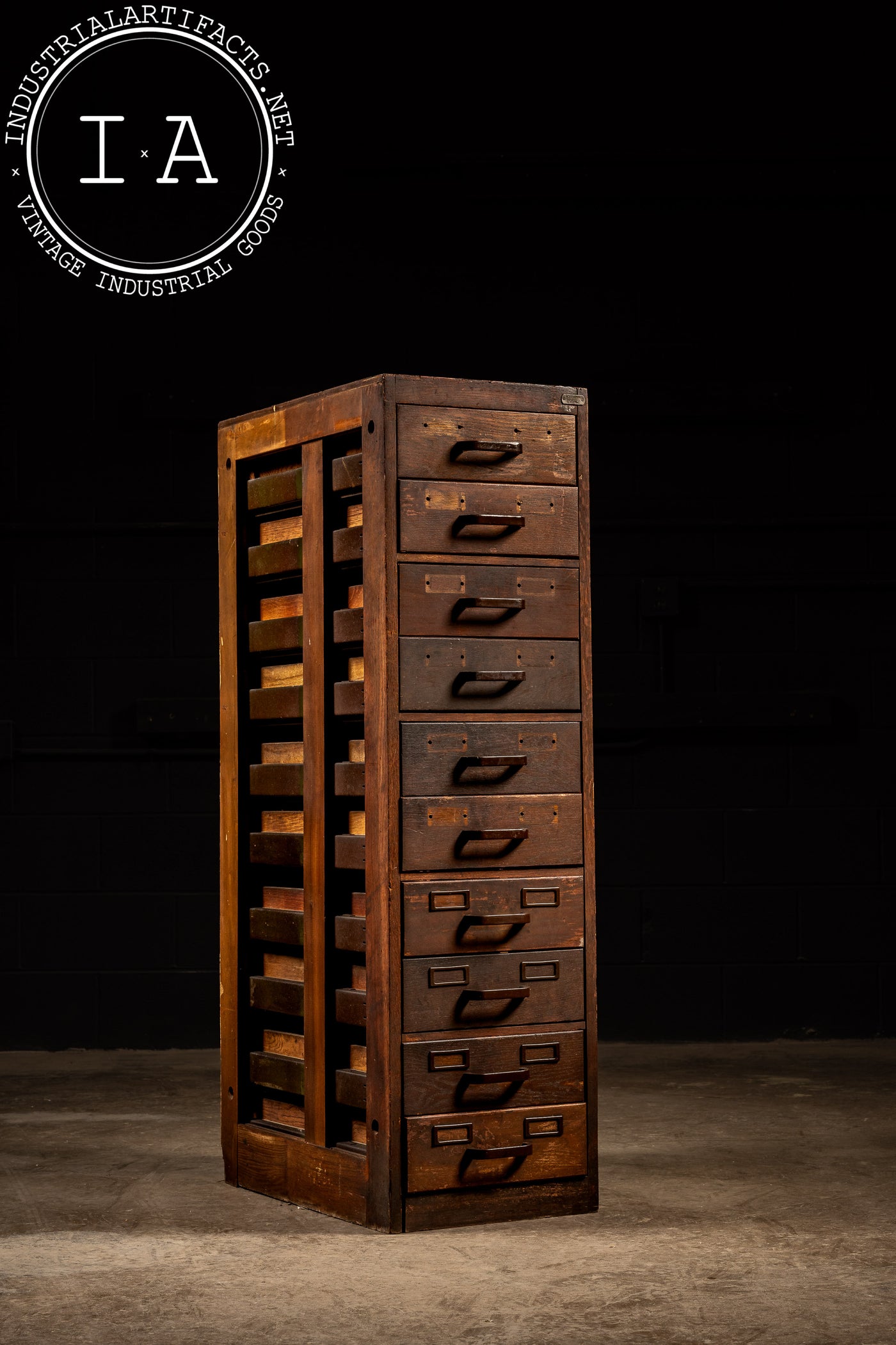 Antique IRS Double Card Catalog