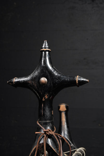 Handcrafted Wooden Camel Saddle with Studded Detailing