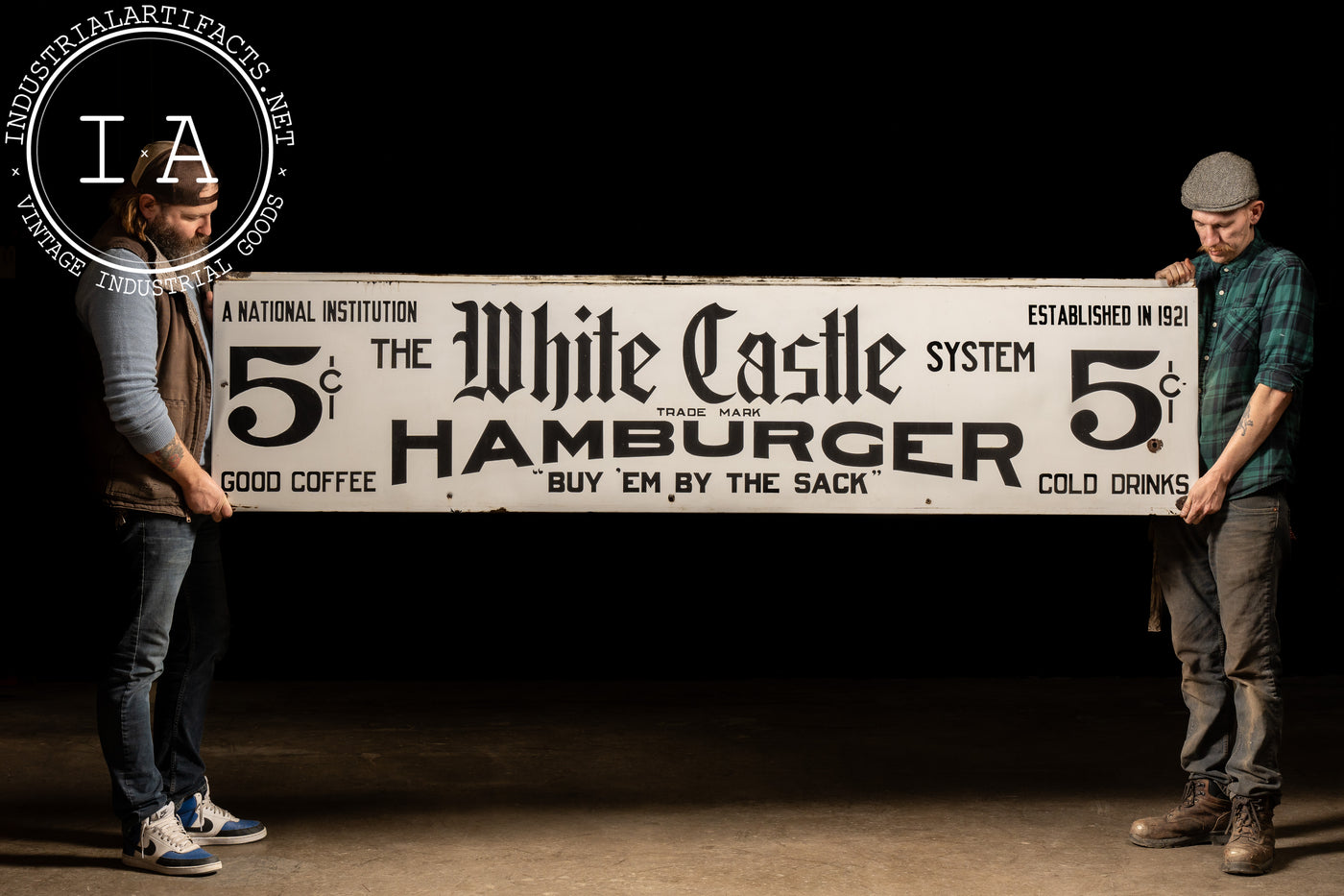 Vintage White Castle SSP Restaurant Sign