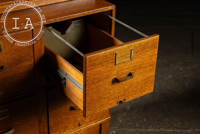 Antique Oak Filing Cabinet by Gaylord Bros.
