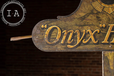 c. 1920 Onyx Hosiery Tin Litho POS Store Display