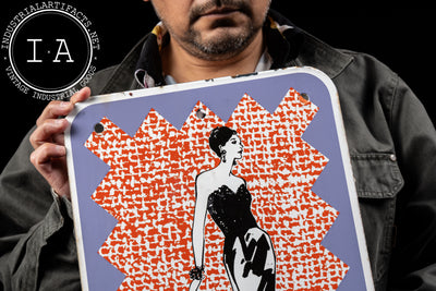 Set Of Men, Women Post-Modern Porcelain Restroom Signs
