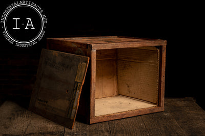Vintage Bond & Lillard Whiskey Shipping Crate