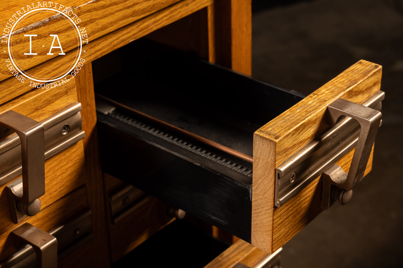 Vintage 30-Drawer Card Catalog