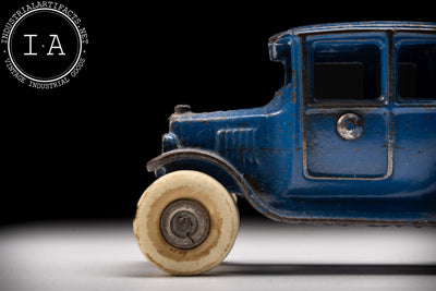 Antique Kilgore Cast Iron 5-Inch Model-T Coupe in Blue