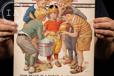 Saturday Evening Post Cardstock Cover Art - 11/27/37