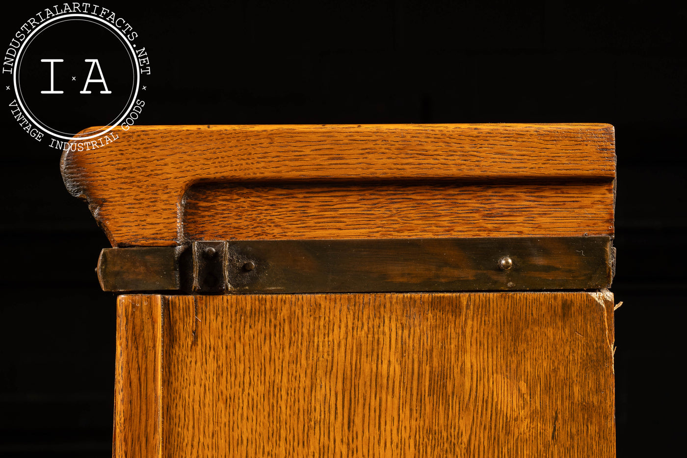 Late 19th Century Oak Three-Stack Barrister Bookcase