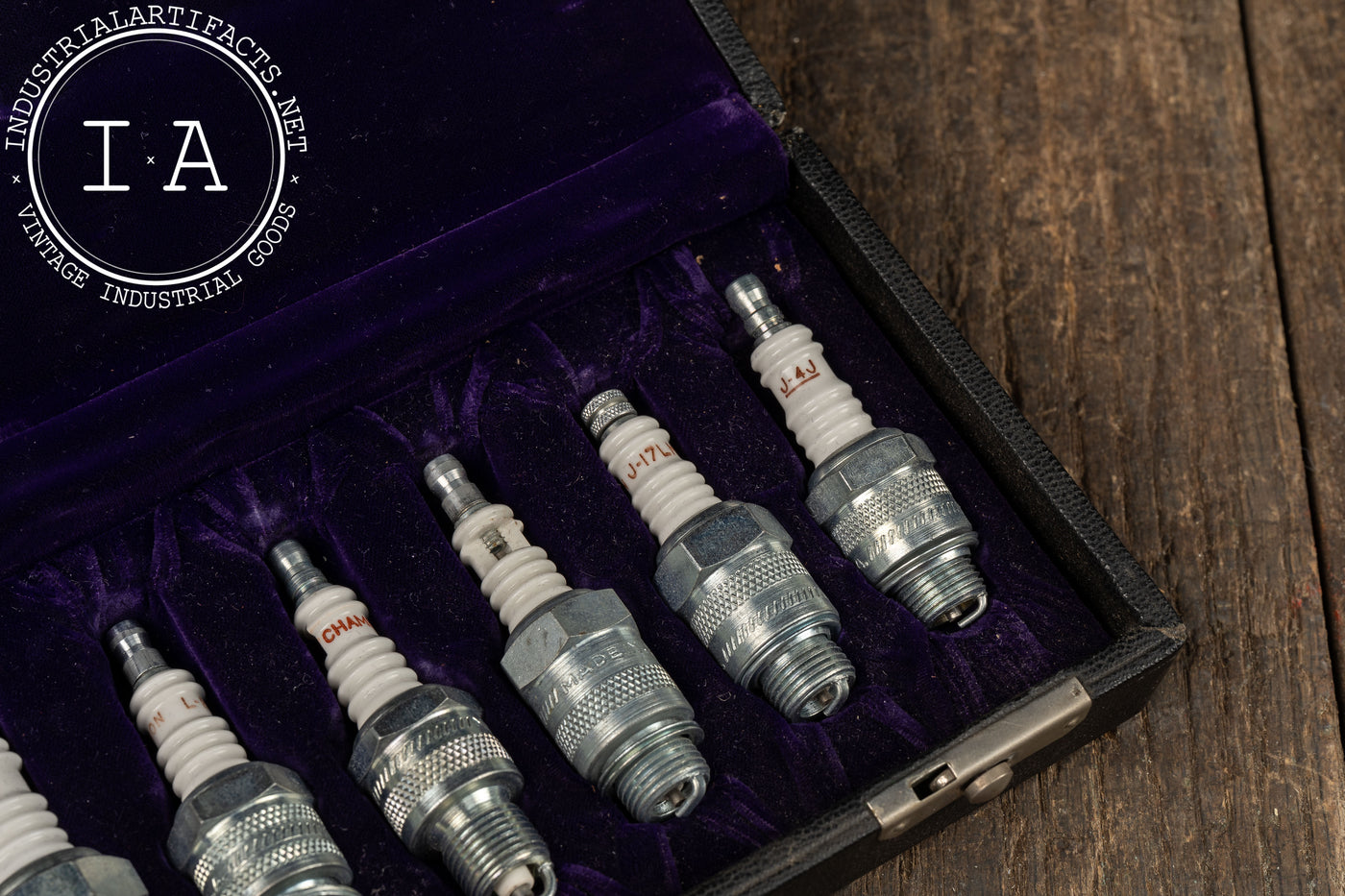 Vintage Champion Spark Plugs Salesmans Kit
