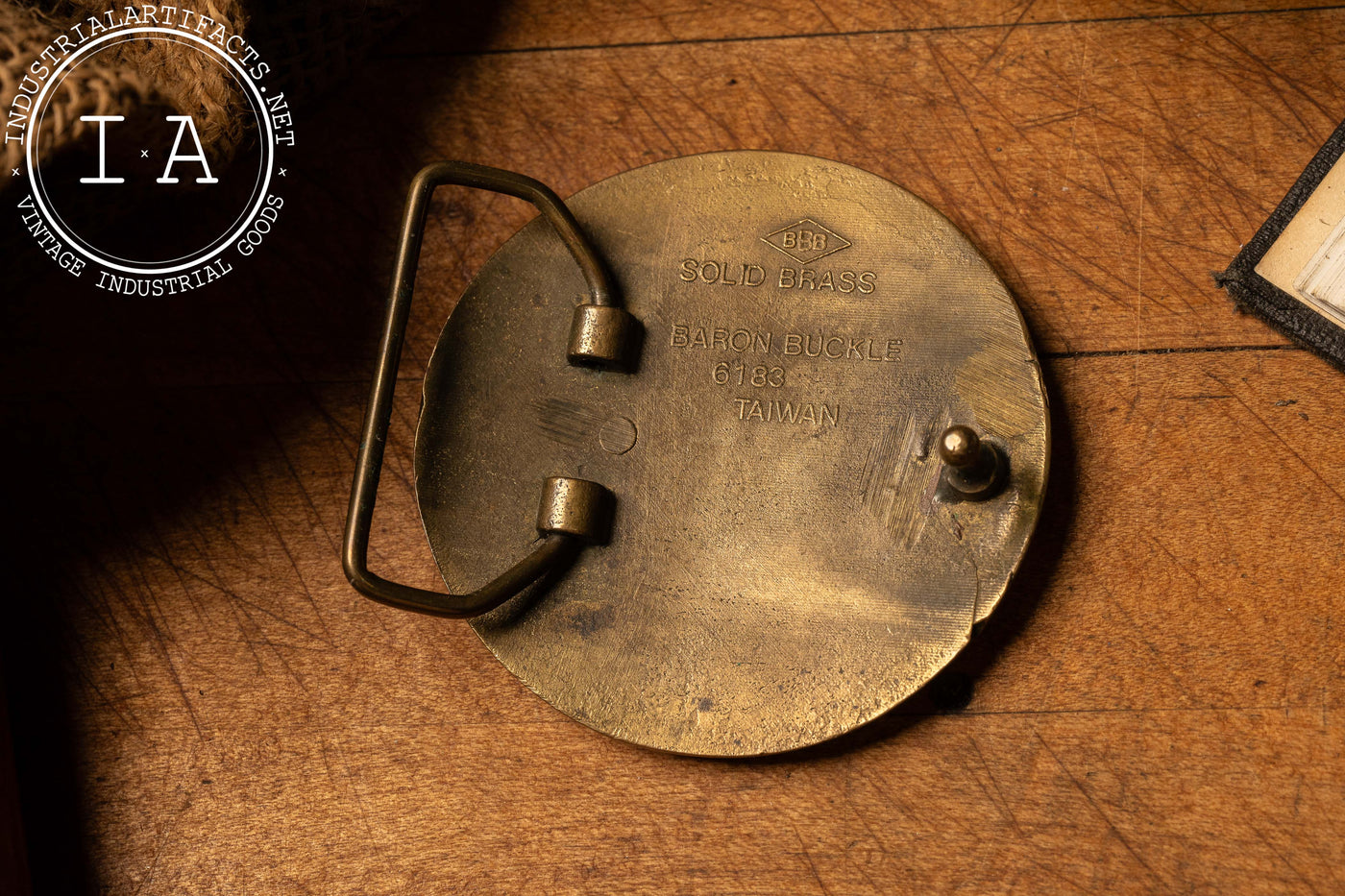 Solid Brass US Coat of Arms Belt Buckle