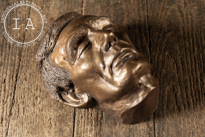 Vintage Plaster Abraham Lincoln Life Mask by Erick Erickson