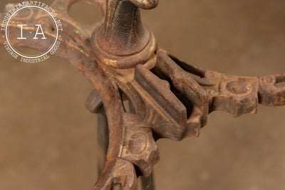 Early 20th Century Cast Iron Ashtray Stand