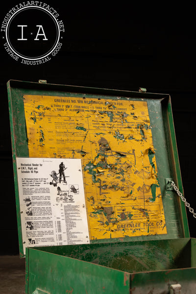 Vintage Greenlee Mechanical Bender Case