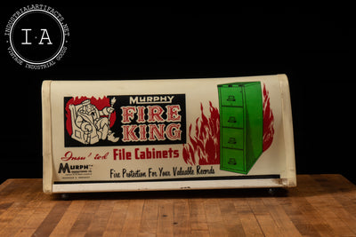 1950s Lighted Murphy FireKing® Sign