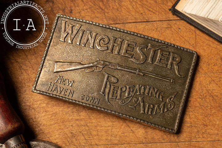 Vintage Winchester Repeating Arms Belt Buckle – Industrial Artifacts