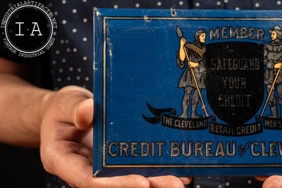 Vintage COC Credit Bureau of Cleveland Member Sign