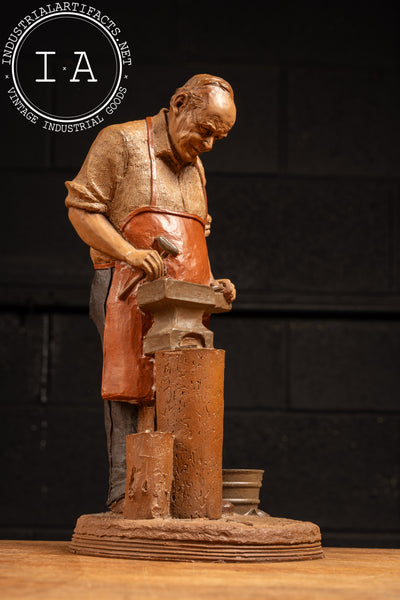 Blacksmith | Vintage Tom Clark Sculpture, Signed and Numbered