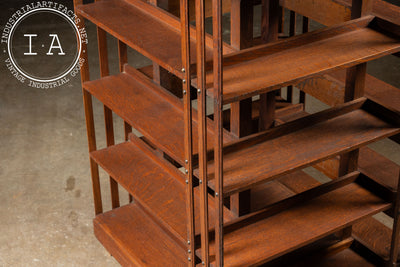 Early 20th Century Mission Style Wooden Bookcase