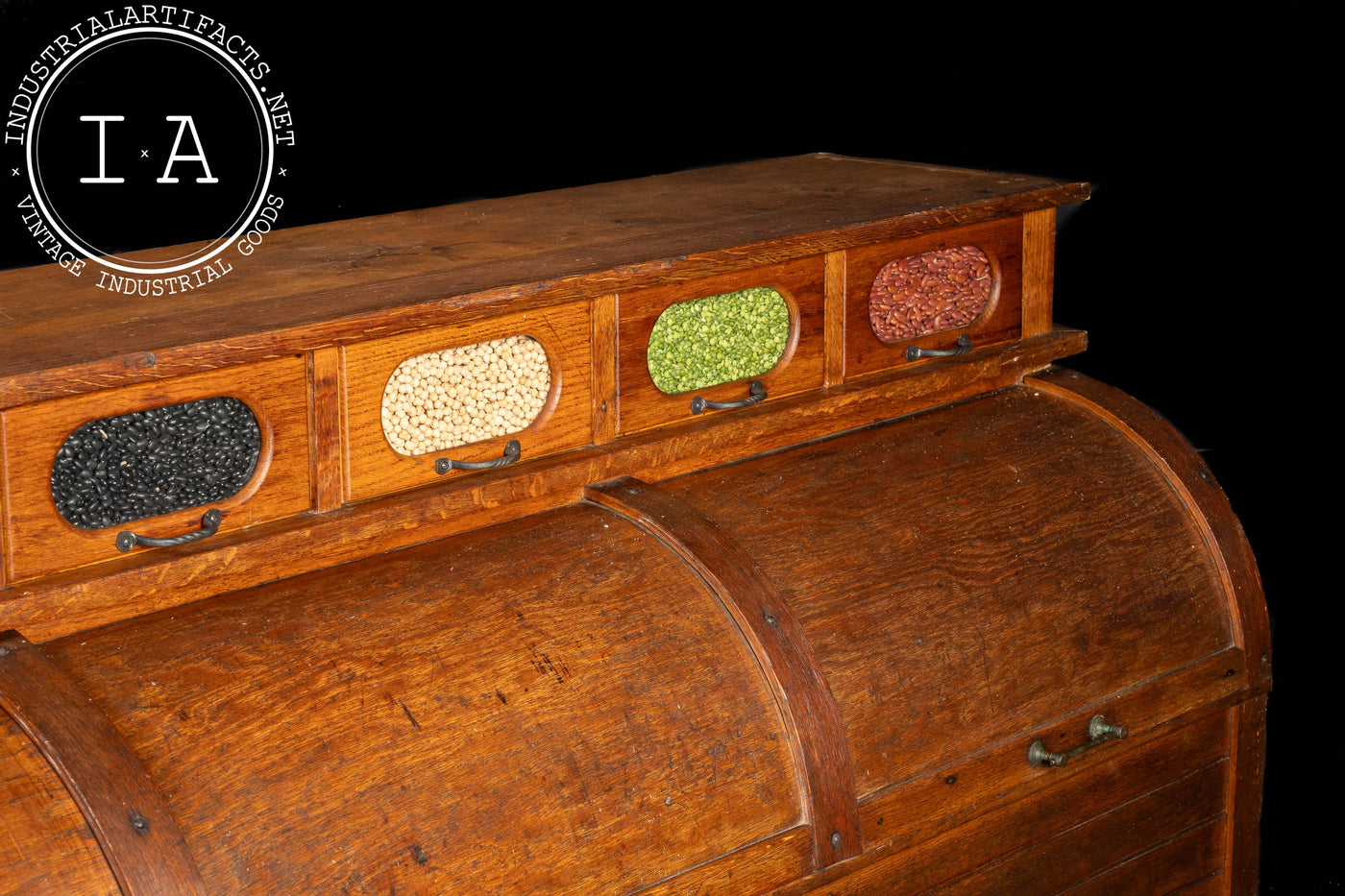 Early 20th Century Mercantile Rolltop Grain Counter