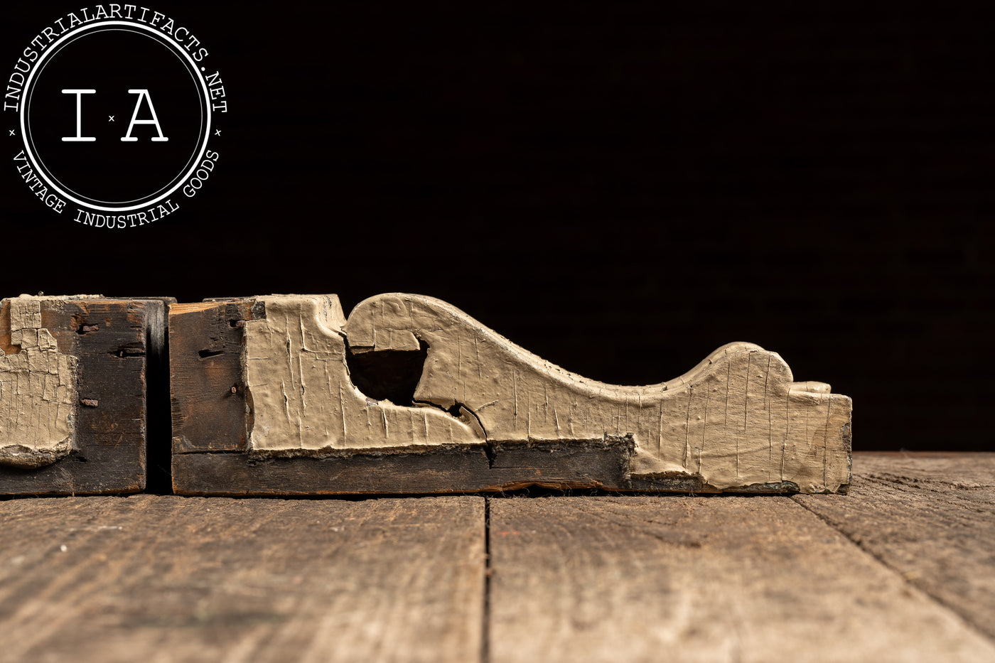 Pair of Antique Wooden Architectural Corbels