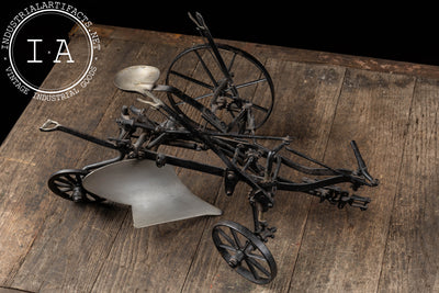 Early 20th Century Seated Plow Salesman Sample