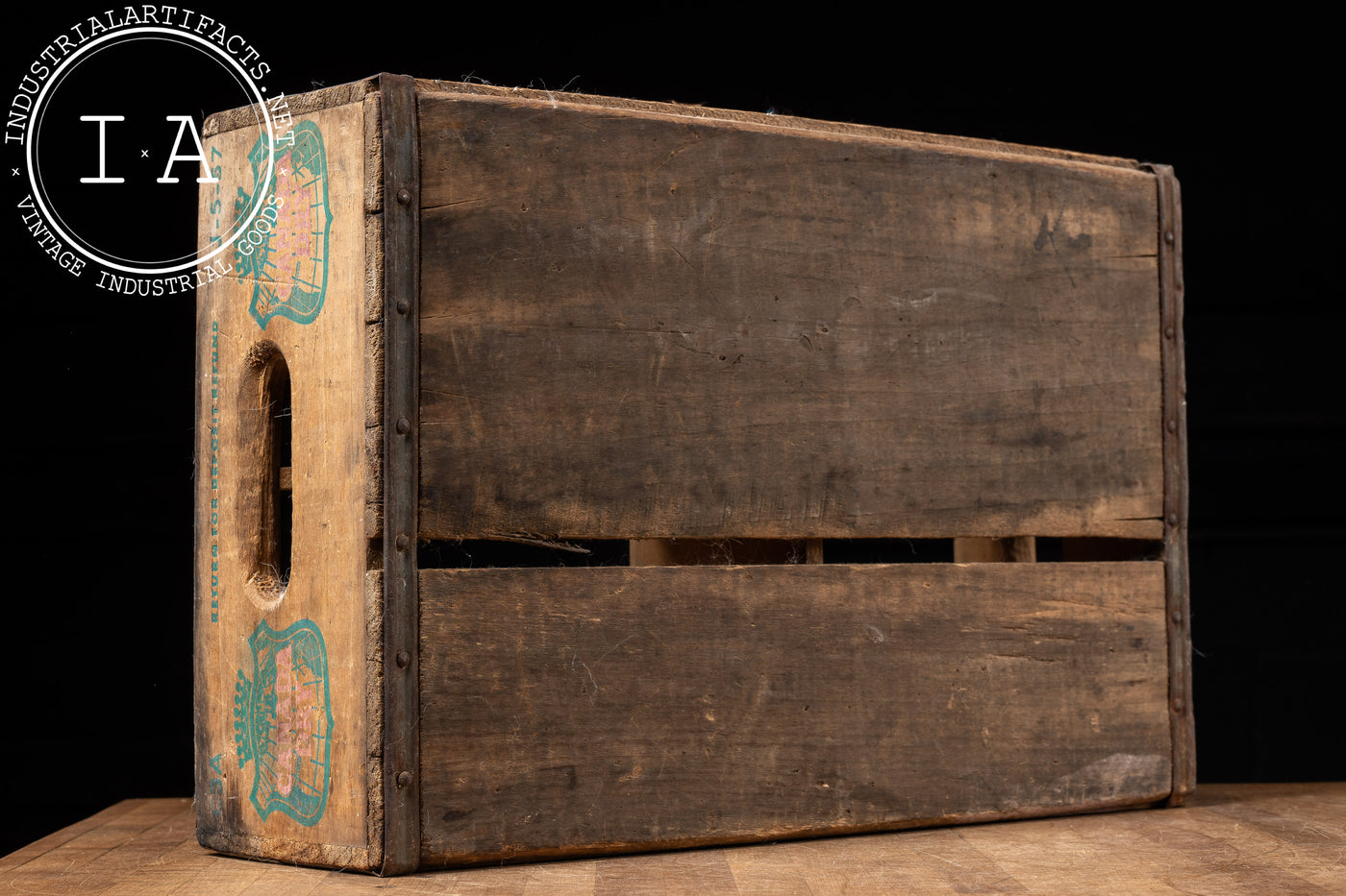 Vintage Wooden Canada Dry Bottle Crate