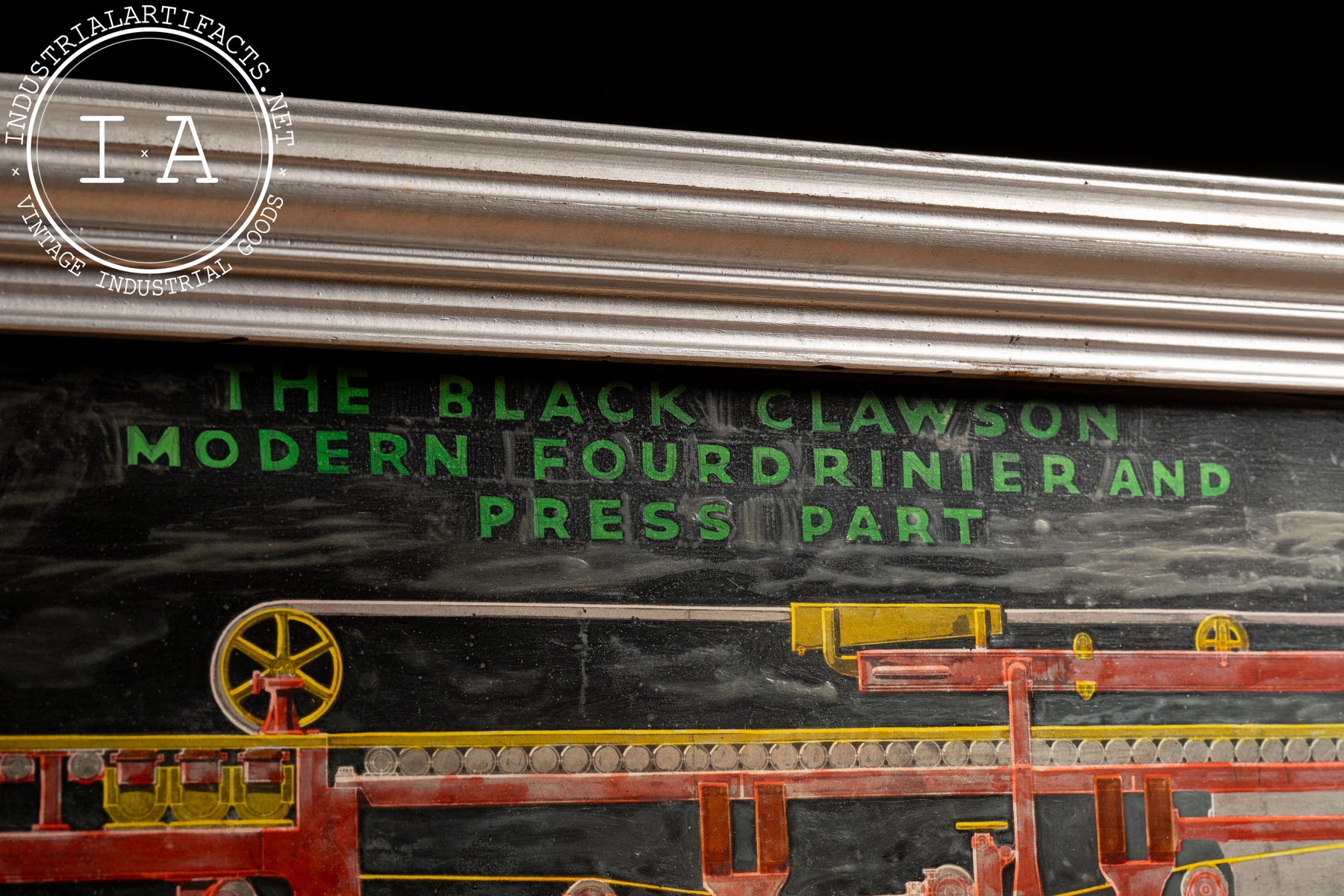 Early 20th Century Lighted ROG Black-Clawson Sign – Industrial Artifacts