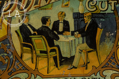 Early 20th Century “Poker Cut Plug” Rock City Tobacco Tin