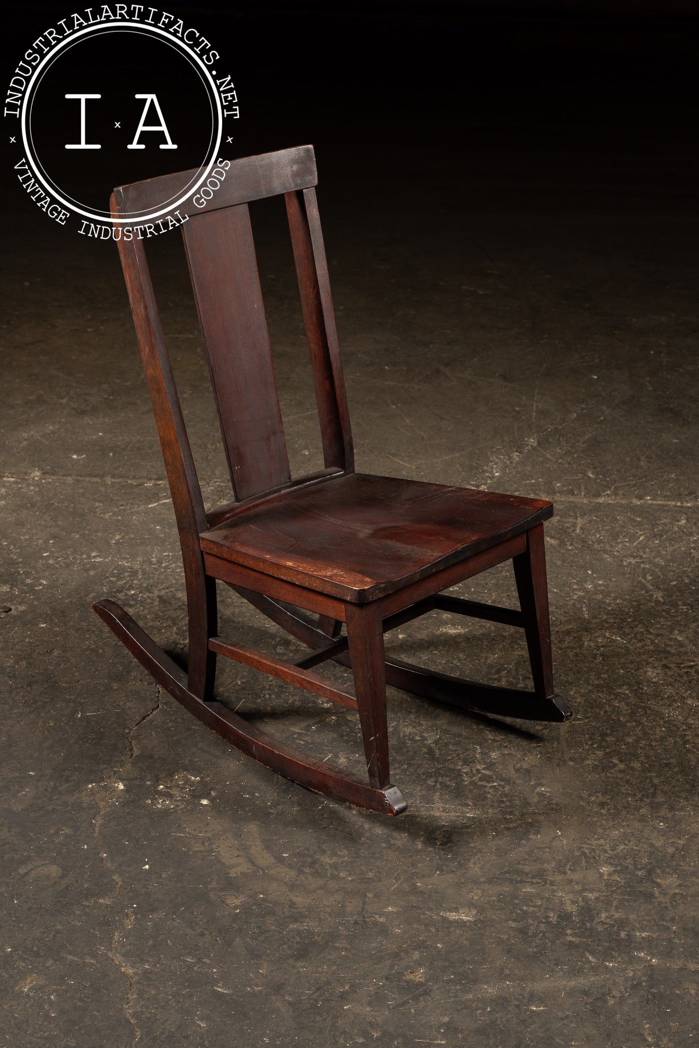 Early 20th Century Arts and Crafts Mahogany Rocking Chair