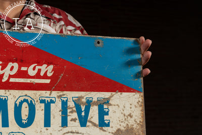 Vintage Snap-on Automotive Air Conditioner Service Sign