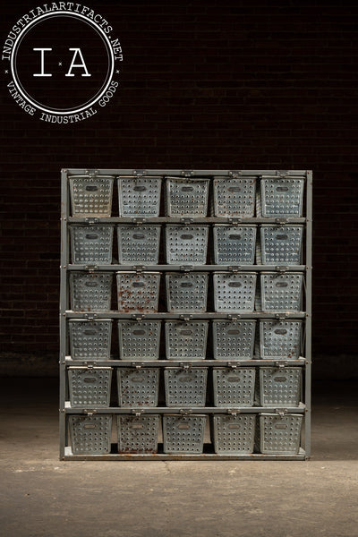 Vintage Steel Swim Locker Set