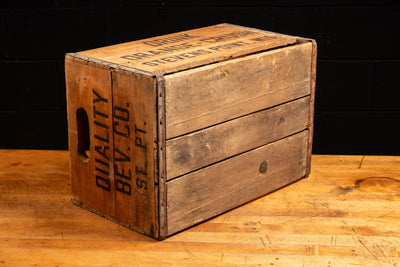 Early Century Orange Crush Shipping Crate