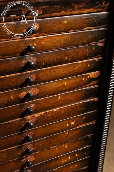 Early 20th Century Mahogany Sheet Music Cabinet